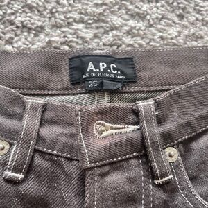 A.P.C. Grey Spring/Summer Denim Jeans Cropped + bootleg